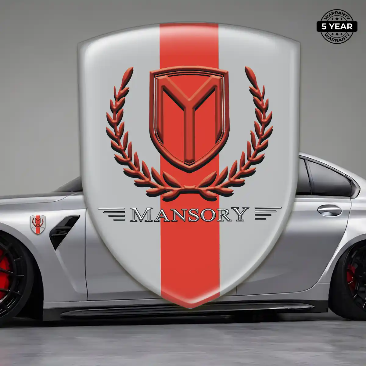 Mansory Domed Car Sticker Resin Elite