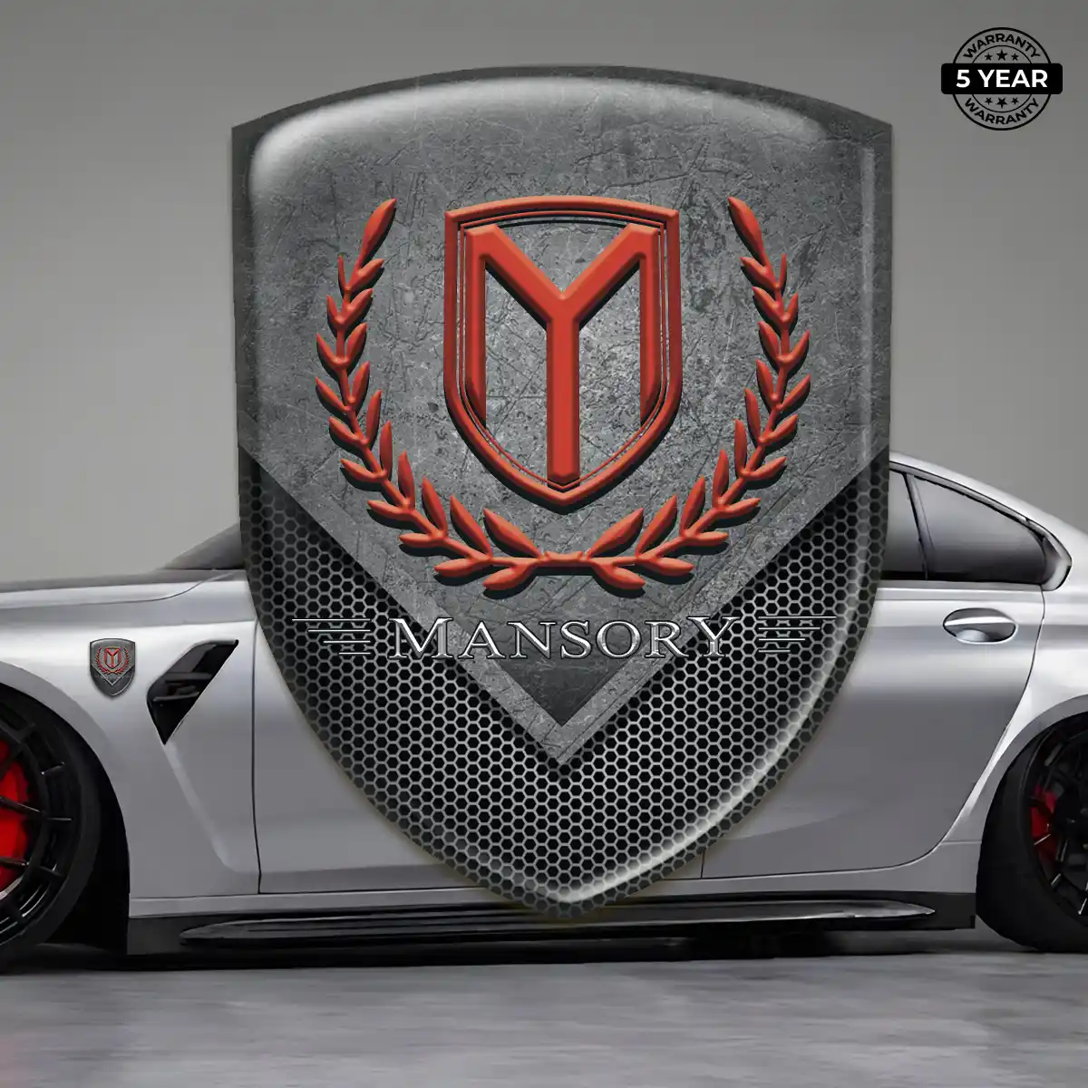Mansory Domed Car Sticker Resin Luxe