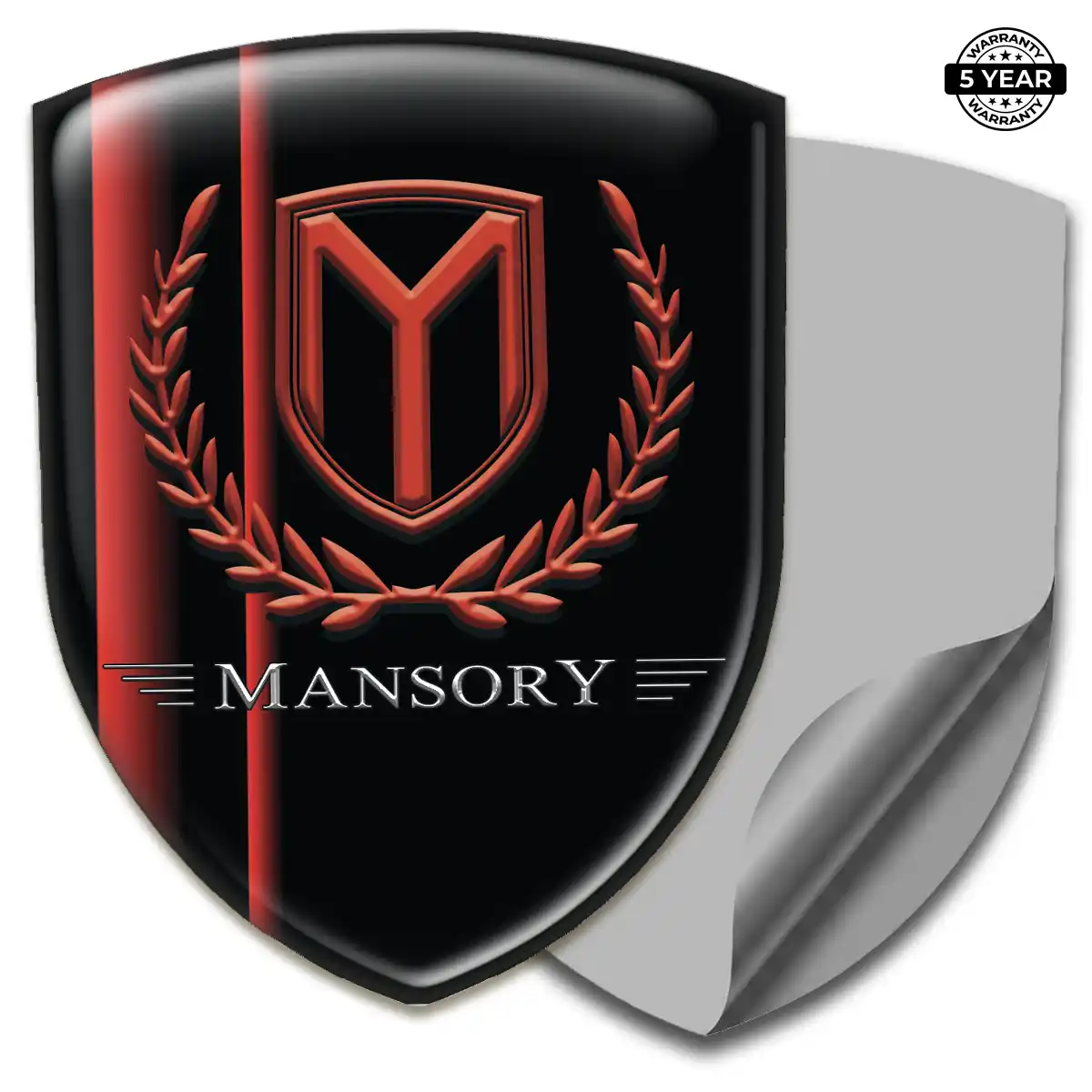 Mansory Domed Car Sticker Signature Grade