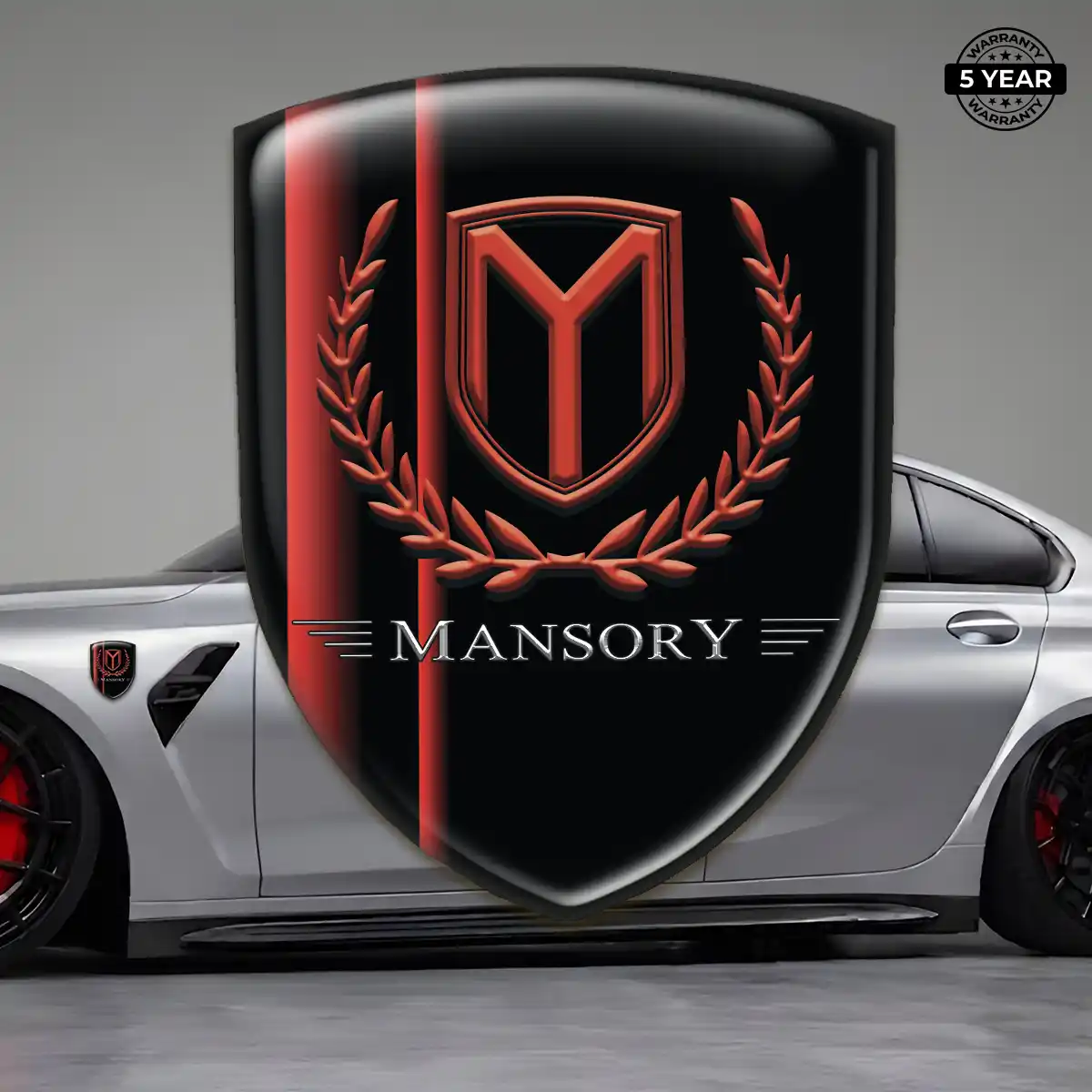 Mansory Domed Car Sticker Signature Grade