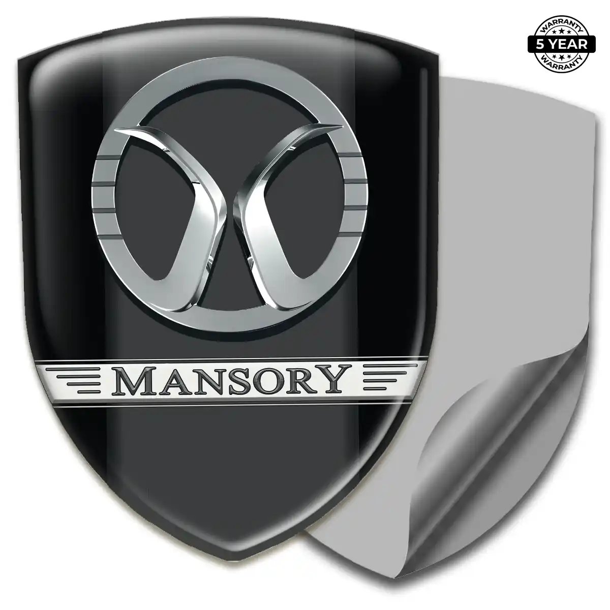 Mansory Domed Car Sticker Sleek Style