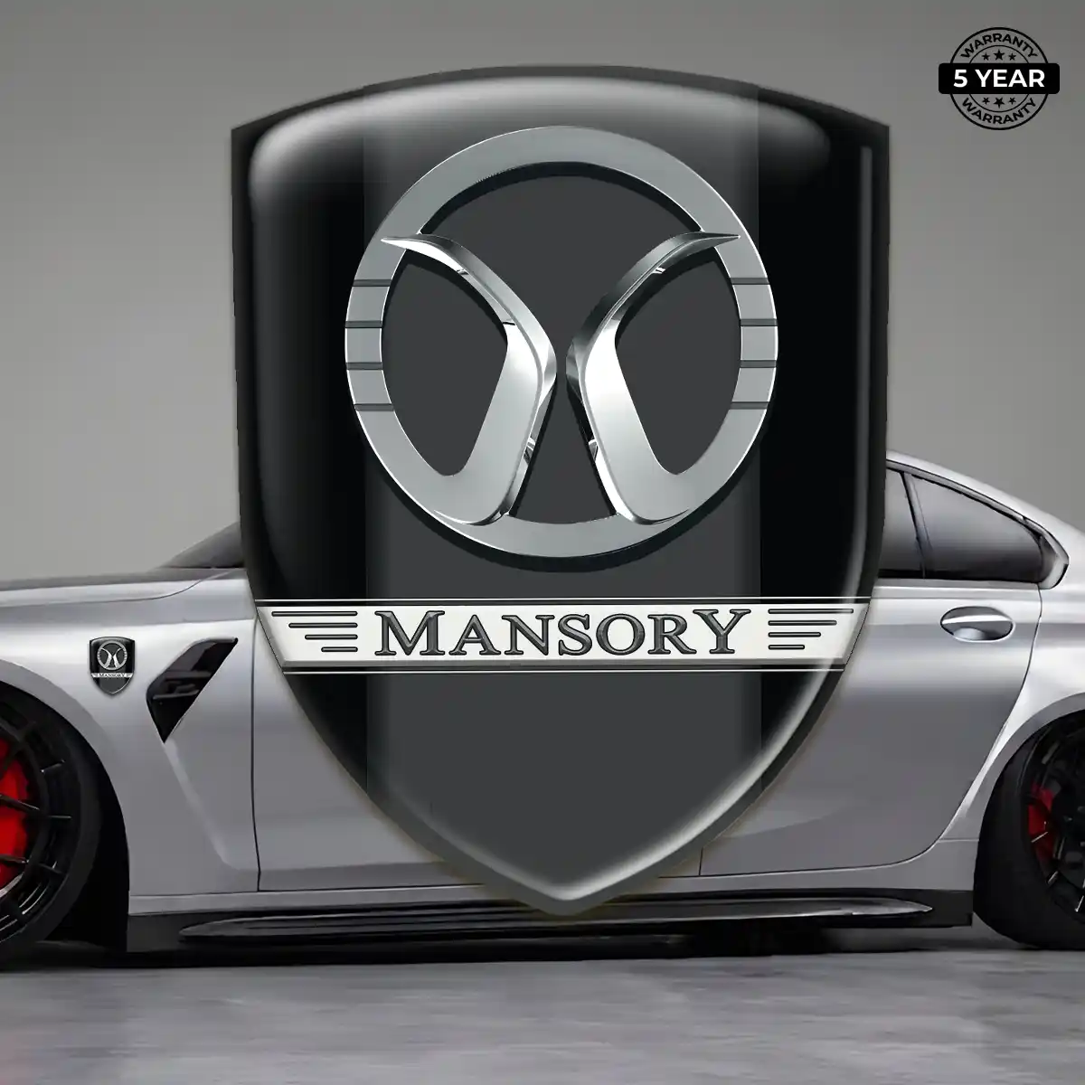 Mansory Domed Car Sticker Sleek Style