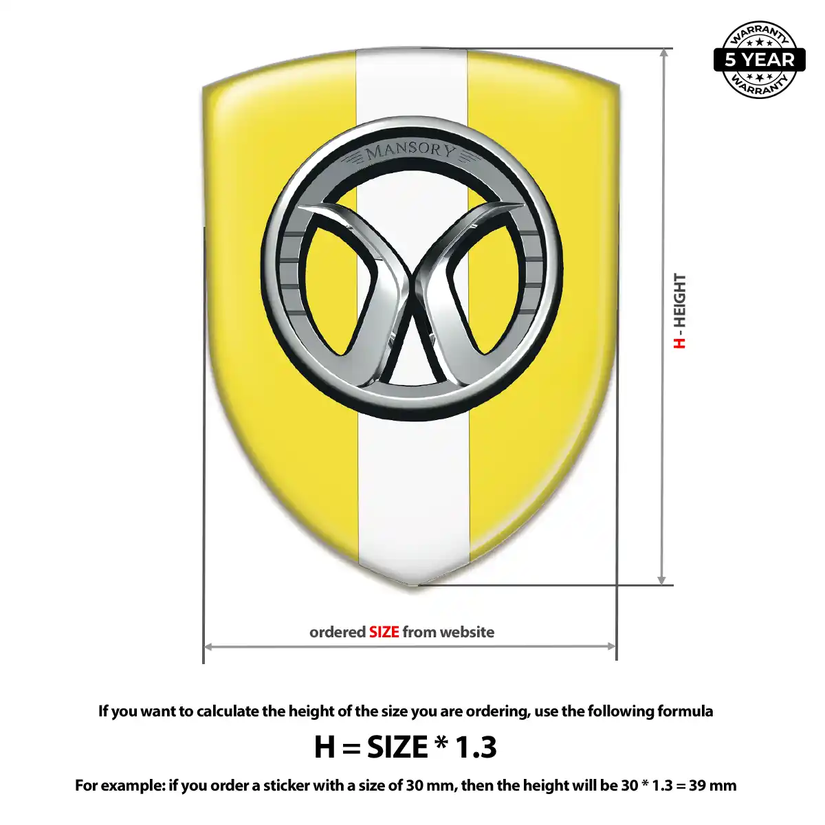 Mansory Domed Decal Interior Luxe