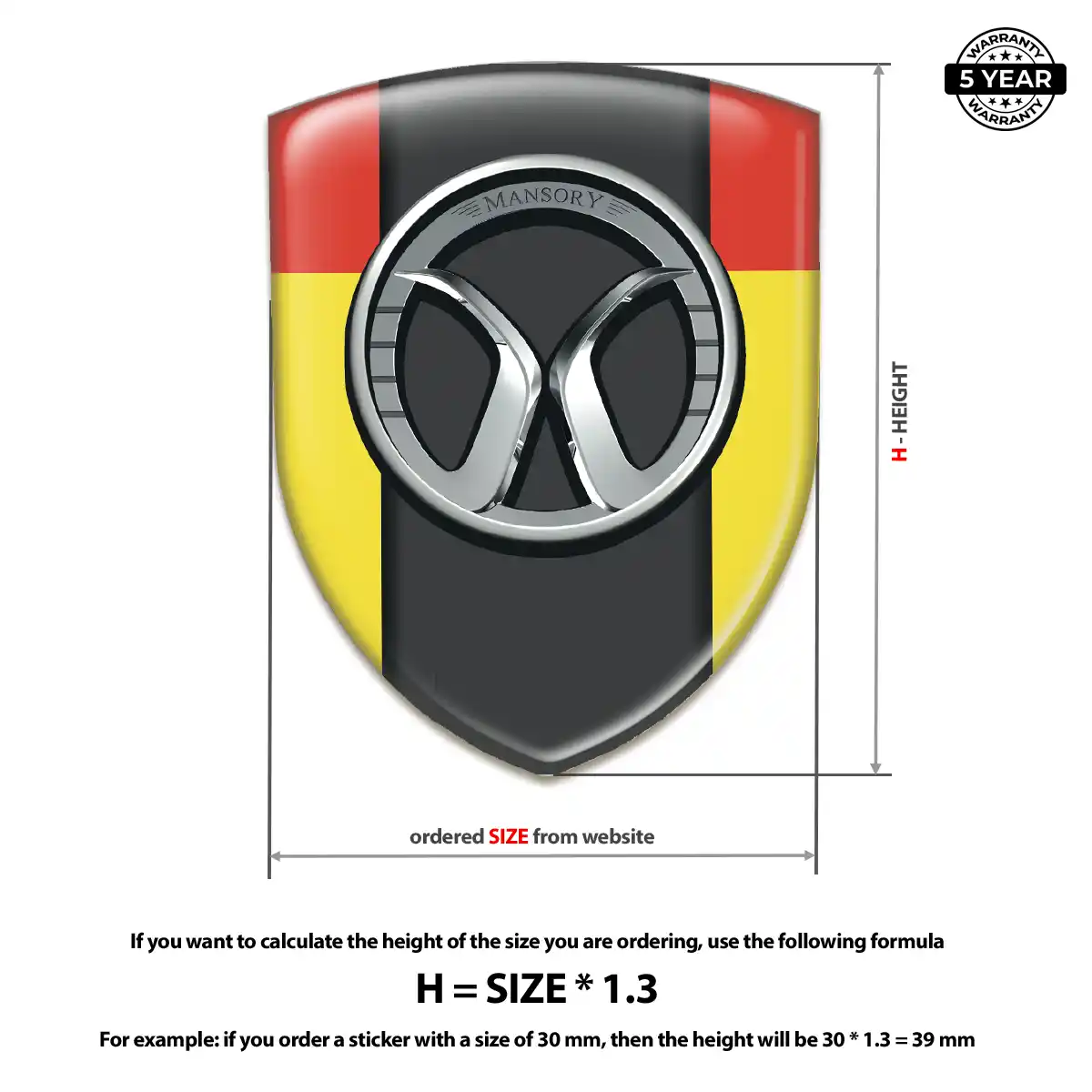 Mansory Domed Emblem Interior Luxe