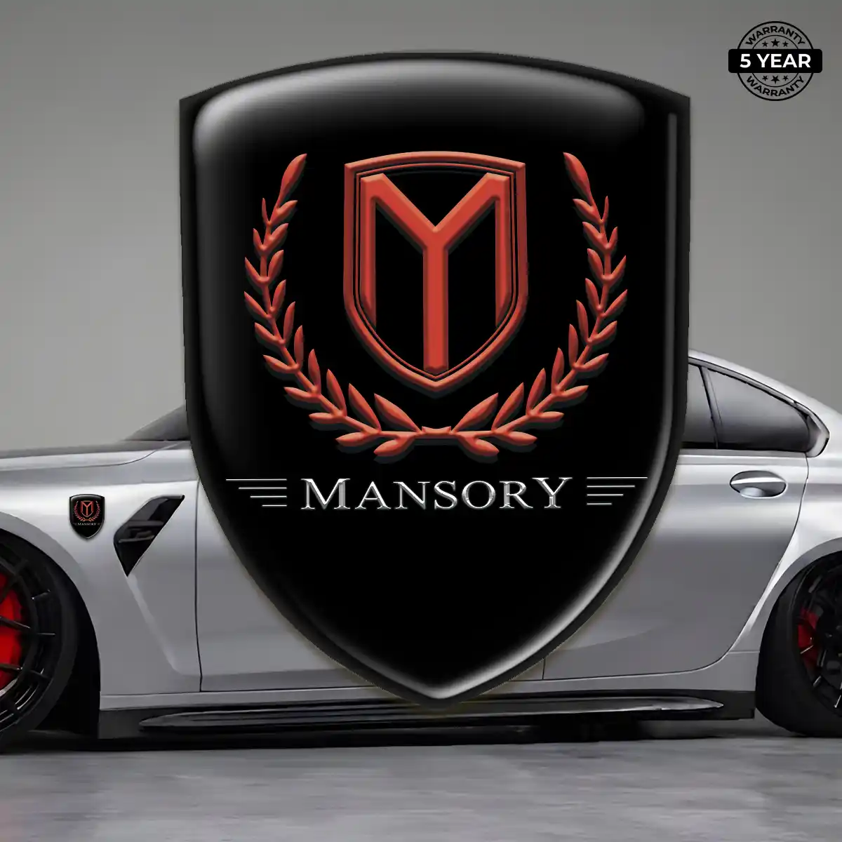 Mansory Domed Emblem Resin Elite