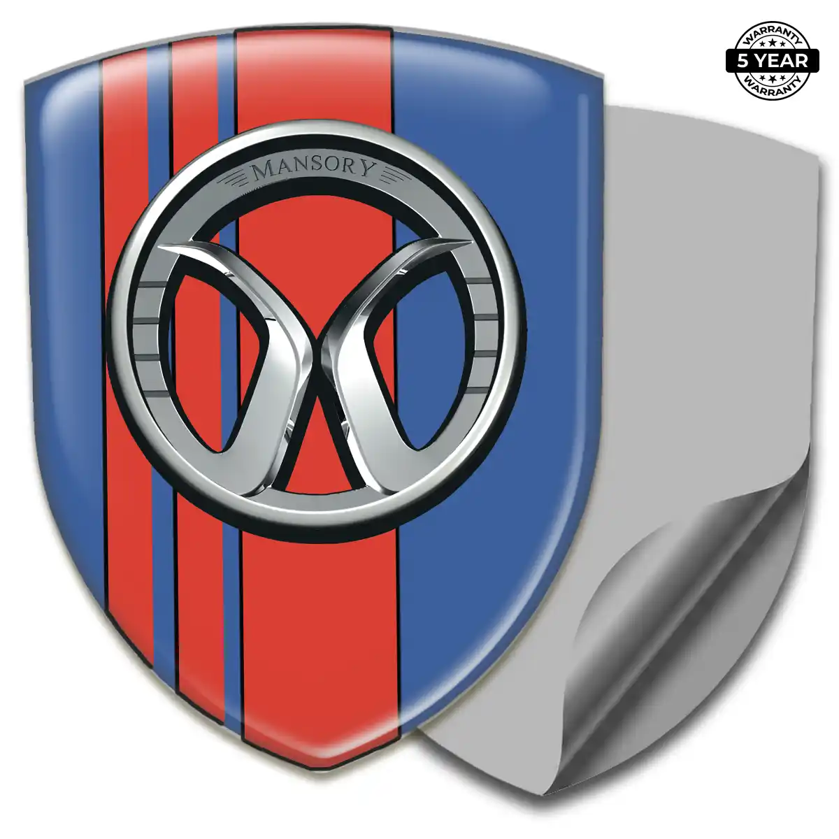Mansory Domed Emblem Resin Luxe