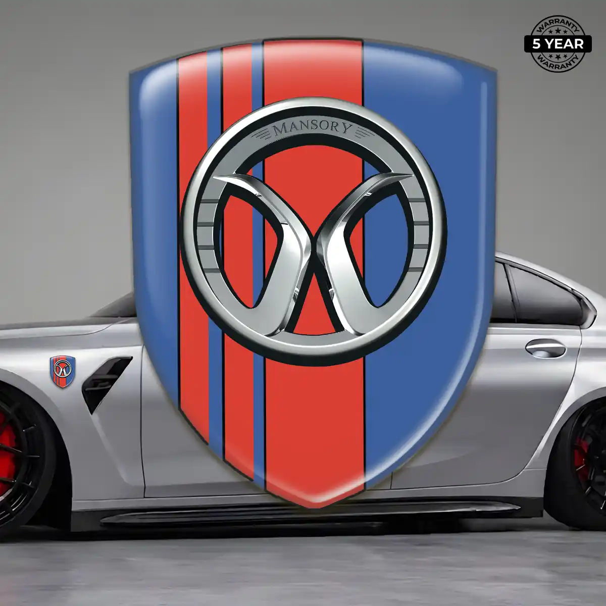 Mansory Domed Emblem Resin Luxe
