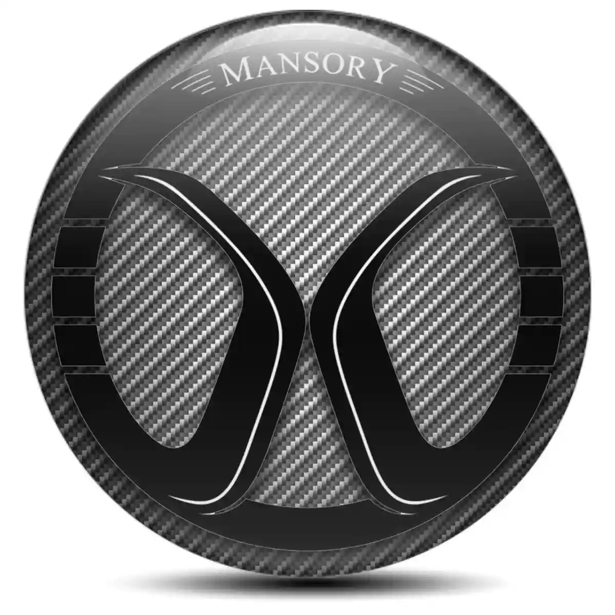 Mansory Domed Emblem Self-Adhesive Sleek Style