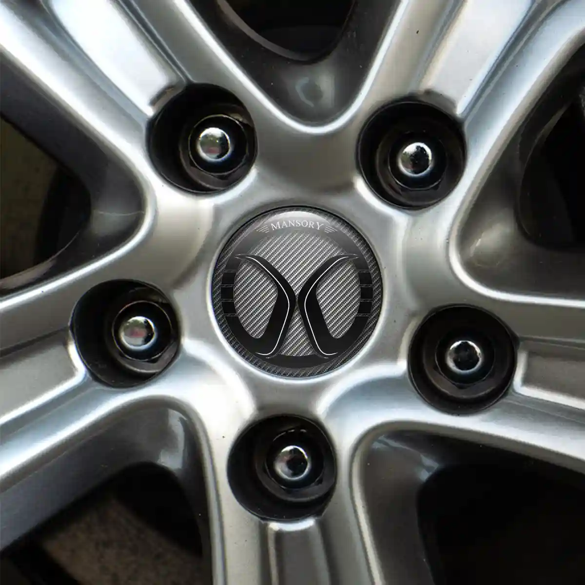 Mansory Domed Emblem Self-Adhesive Sleek Style