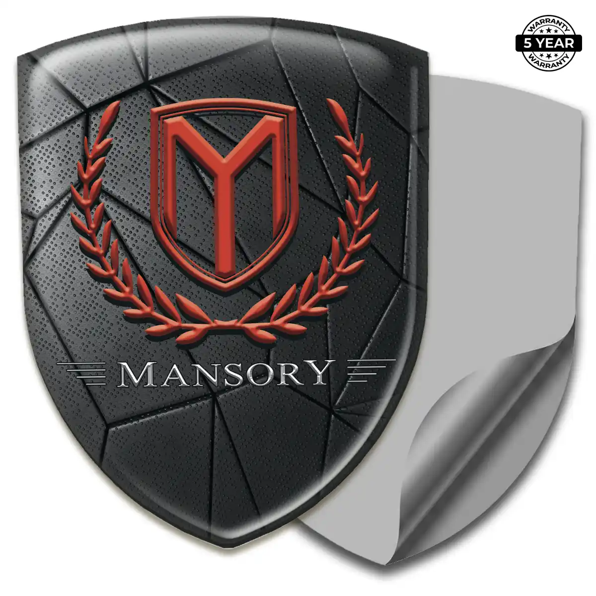 Mansory Domed Logo Decal Elite Finish