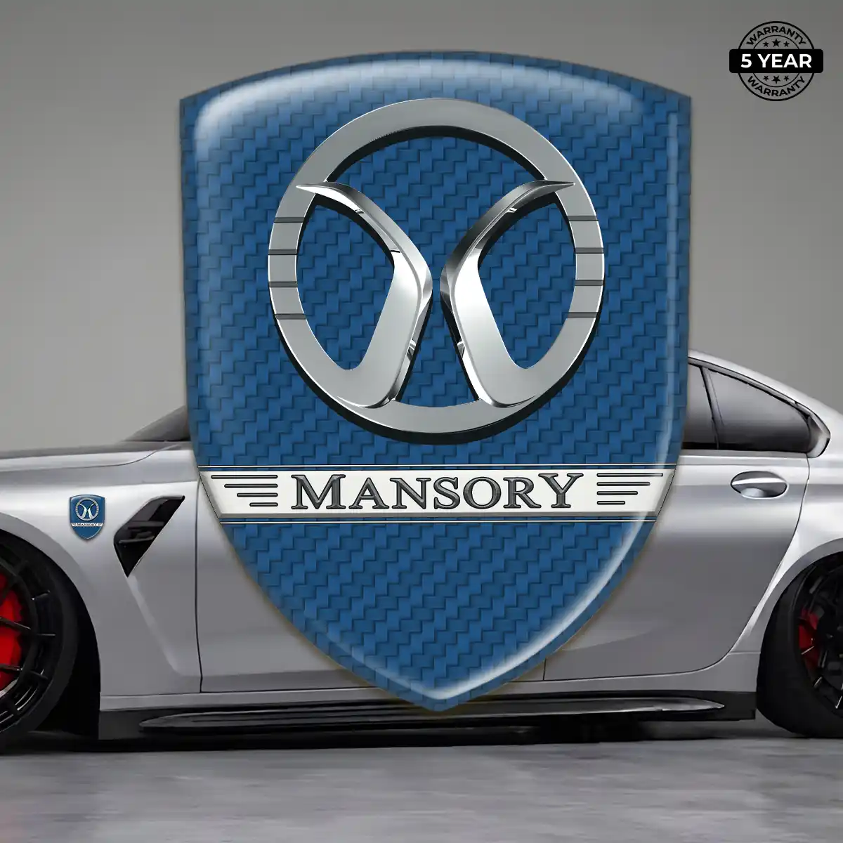 Mansory Domed Logo Decal Premium Dome