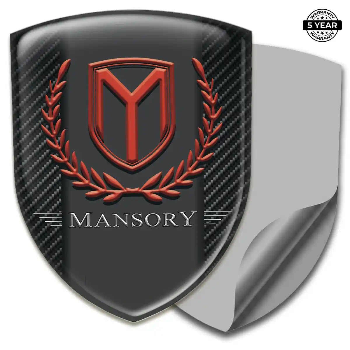 Mansory Domed Logo Decal Prestige Line