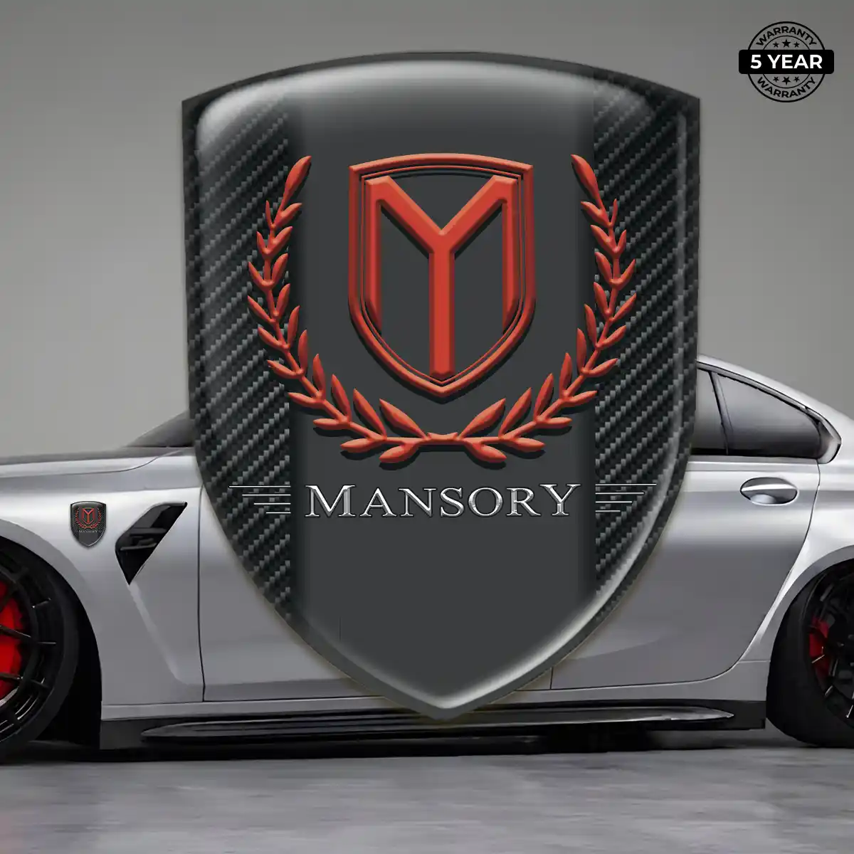 Mansory Domed Logo Decal Prestige Line