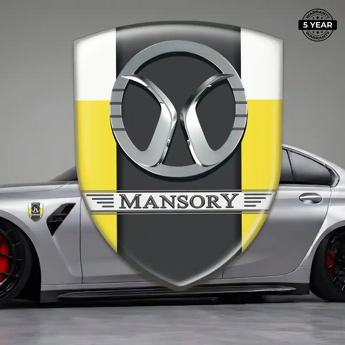 Mansory Domed Logo Decal Refined Design