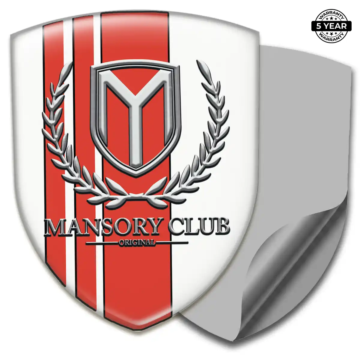 Mansory Domed Logo Decal Resin Elite