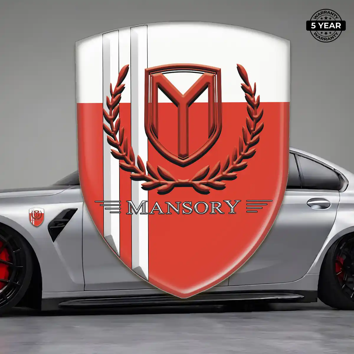 Mansory Domed Logo Decal Signature Grade