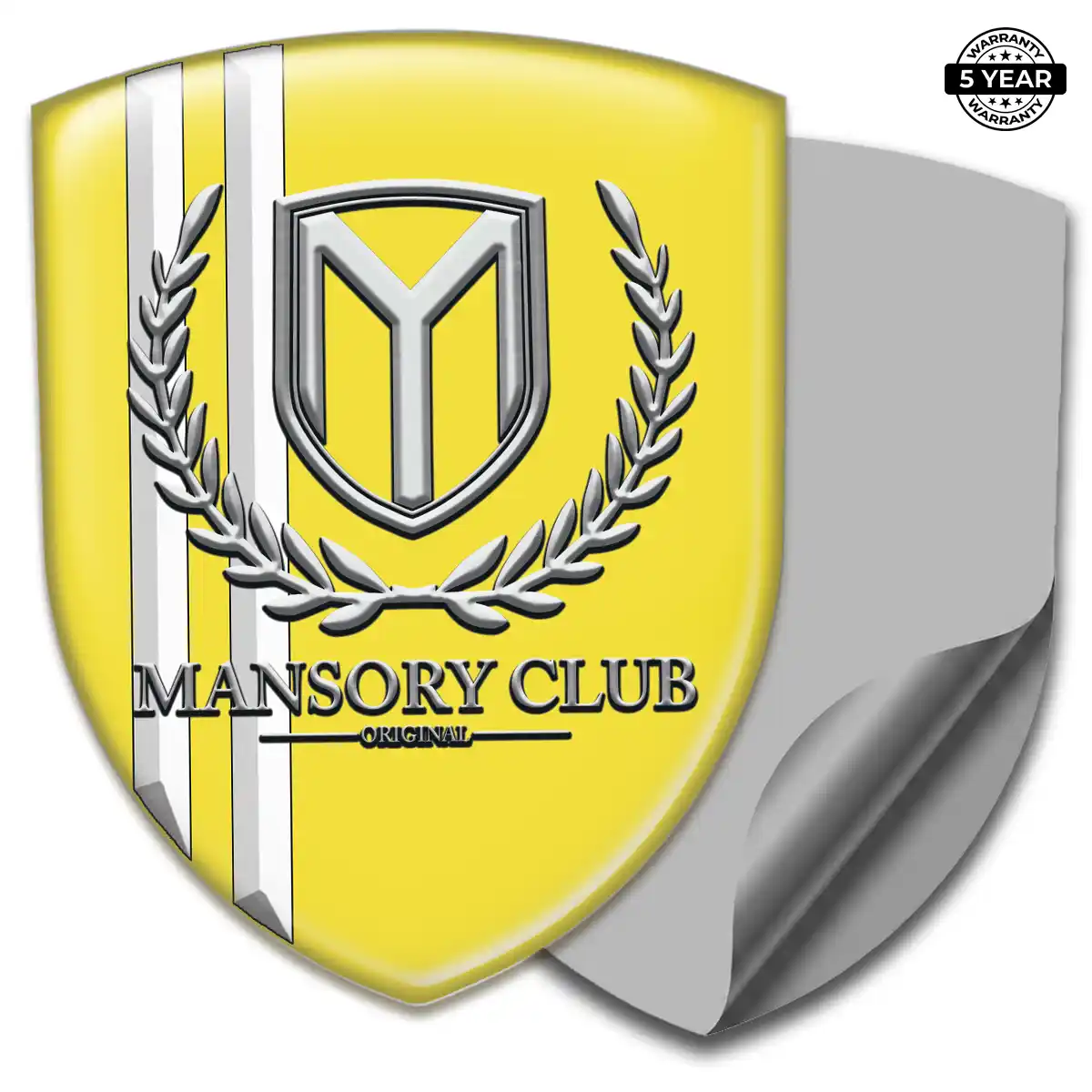 Mansory Domed Logo Decal Sleek Style