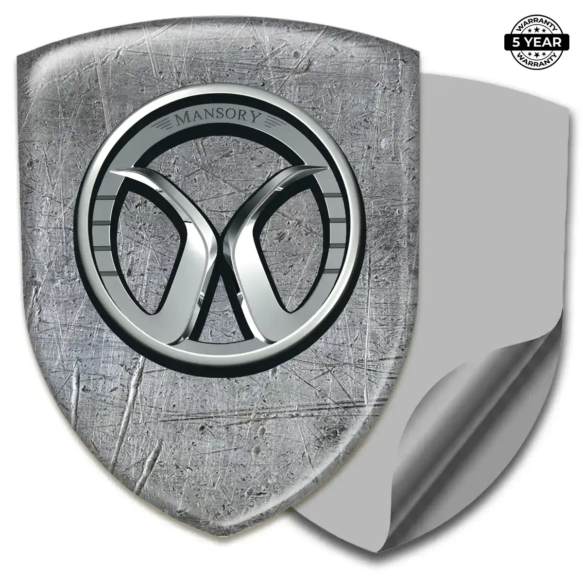 Mansory Domed Logo Sticker Elite Finish