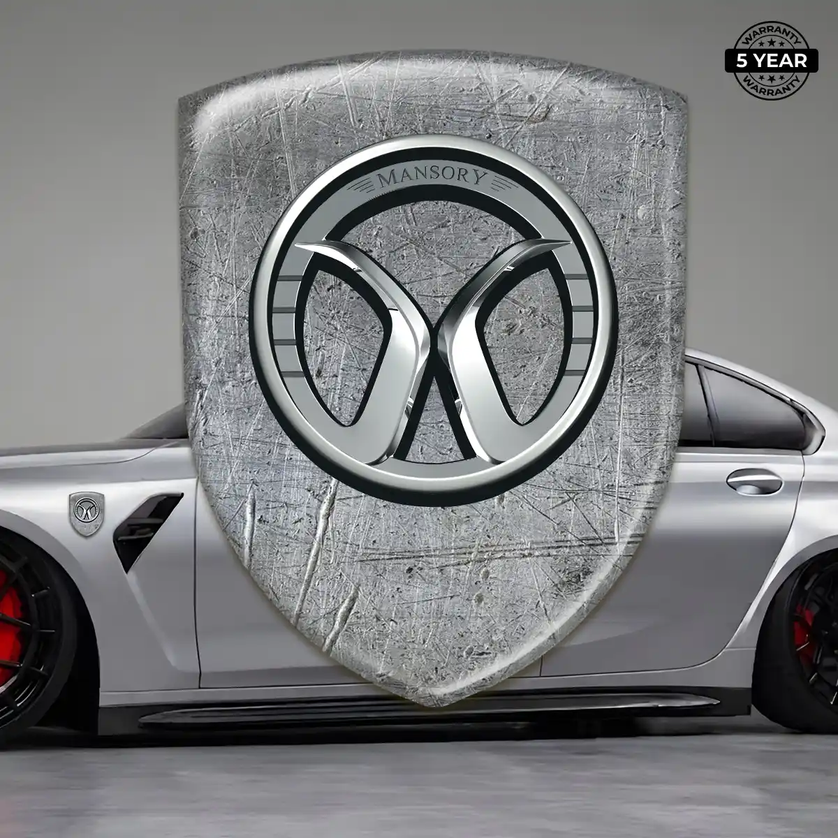 Mansory Domed Logo Sticker Elite Finish
