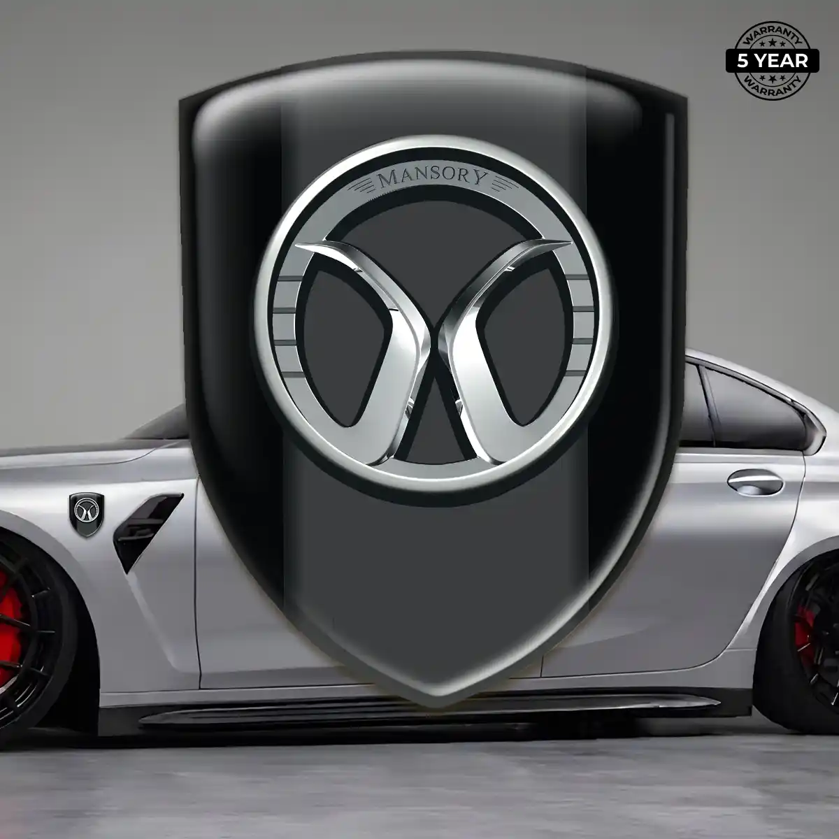 Mansory Domed Logo Sticker Noble Edition