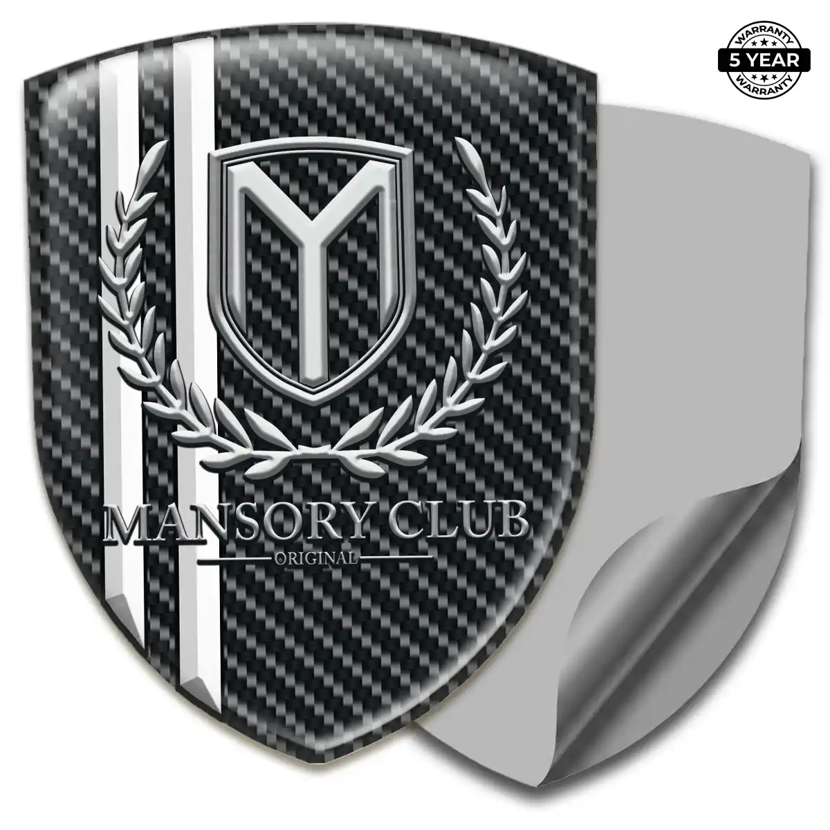 Mansory Domed Logo Sticker Opulent Line