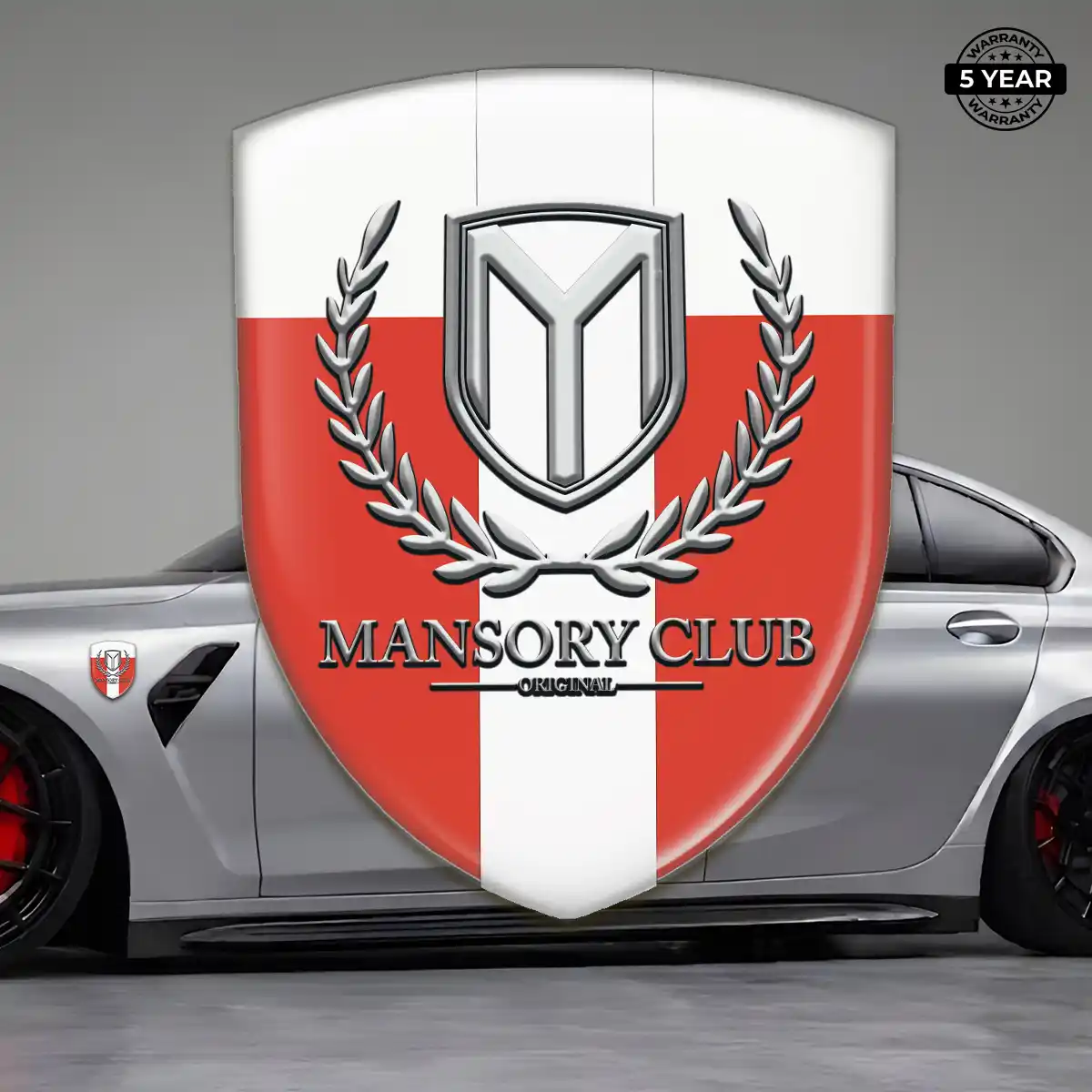 Mansory Domed Logo Sticker Premium Dome