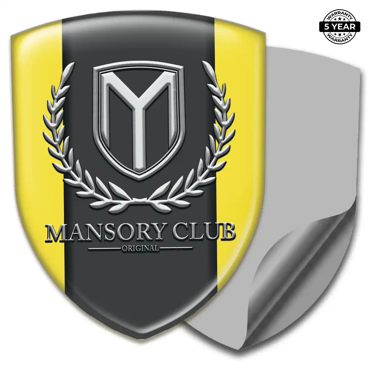 Mansory Domed Logo Sticker Refined Design