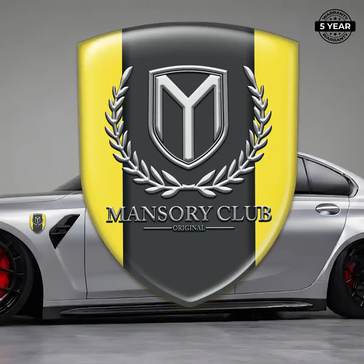 Mansory Domed Logo Sticker Refined Design