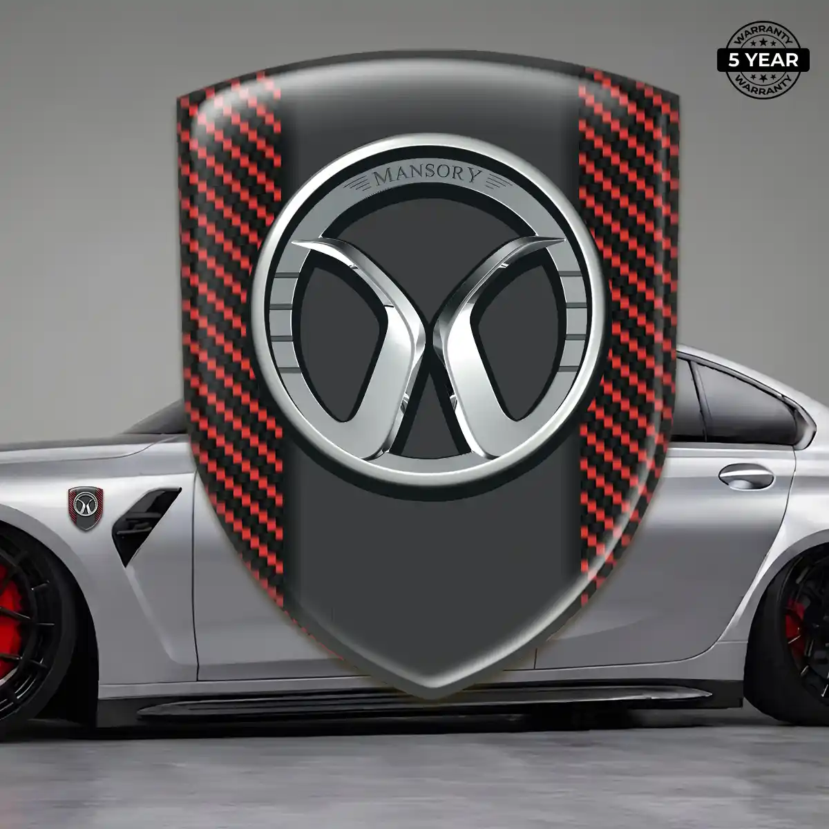 Mansory Domed Logo Sticker Signature Grade