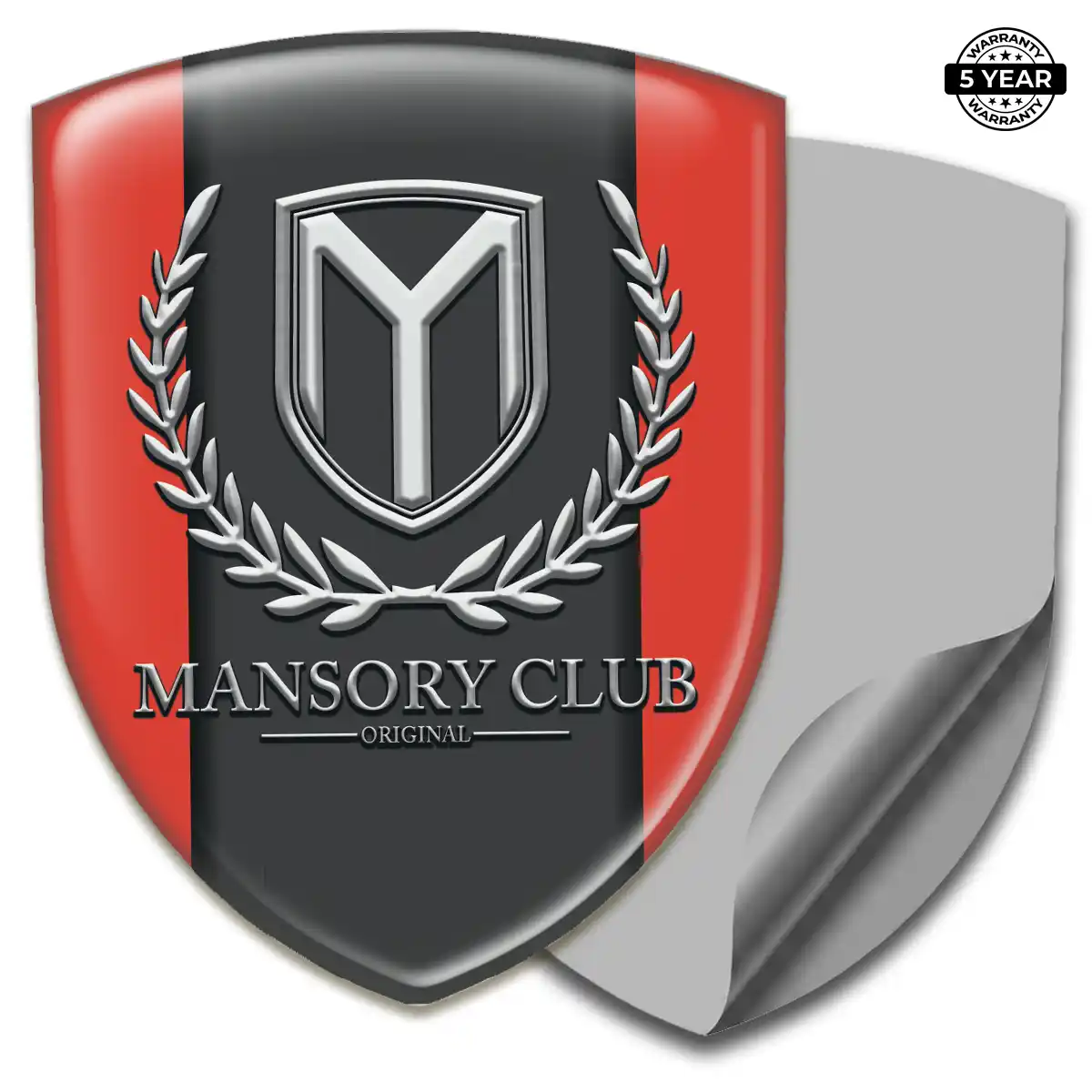 Mansory Domed Logo Sticker Sleek Style
