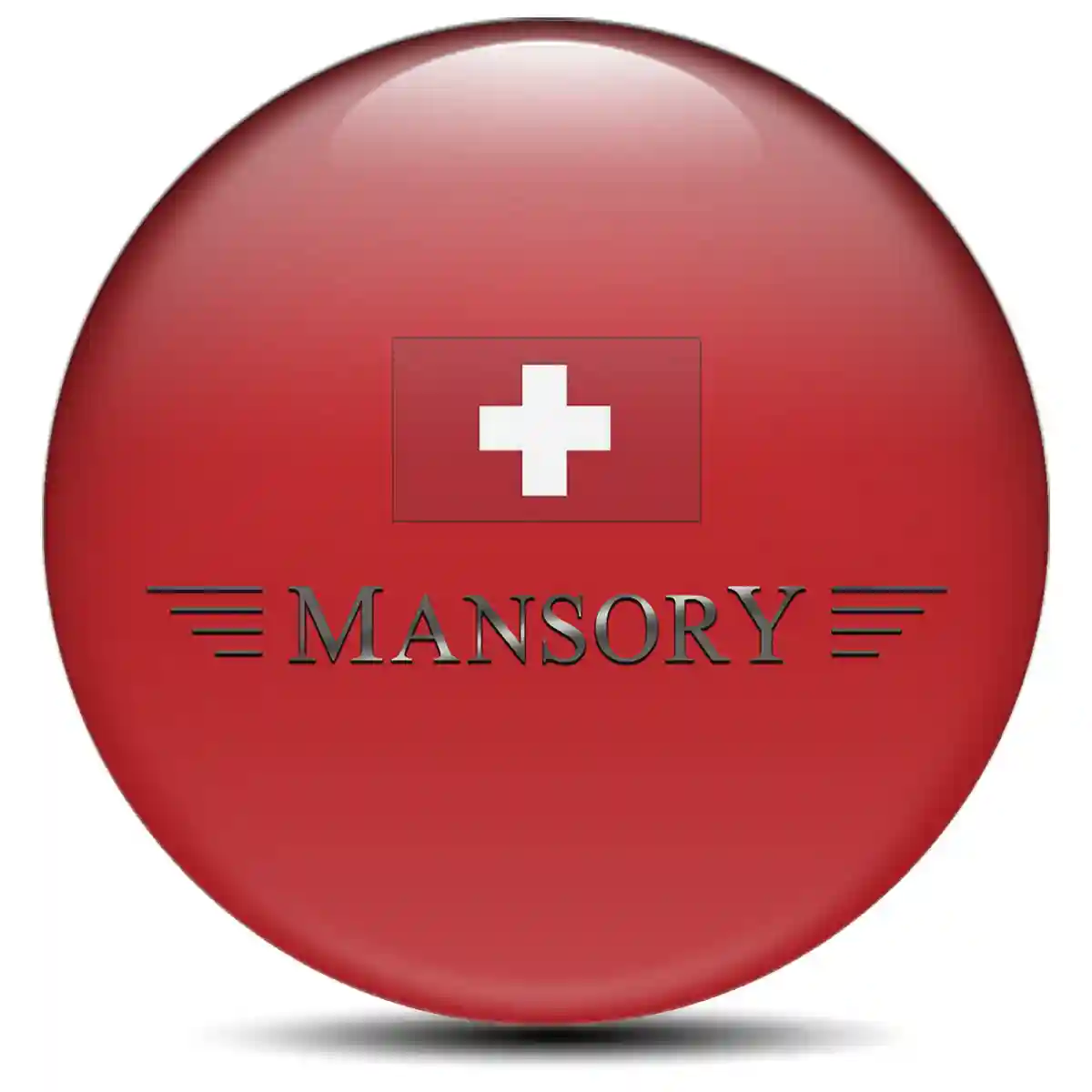 Mansory Domed Sticker Self-Adhesive Sleek Style