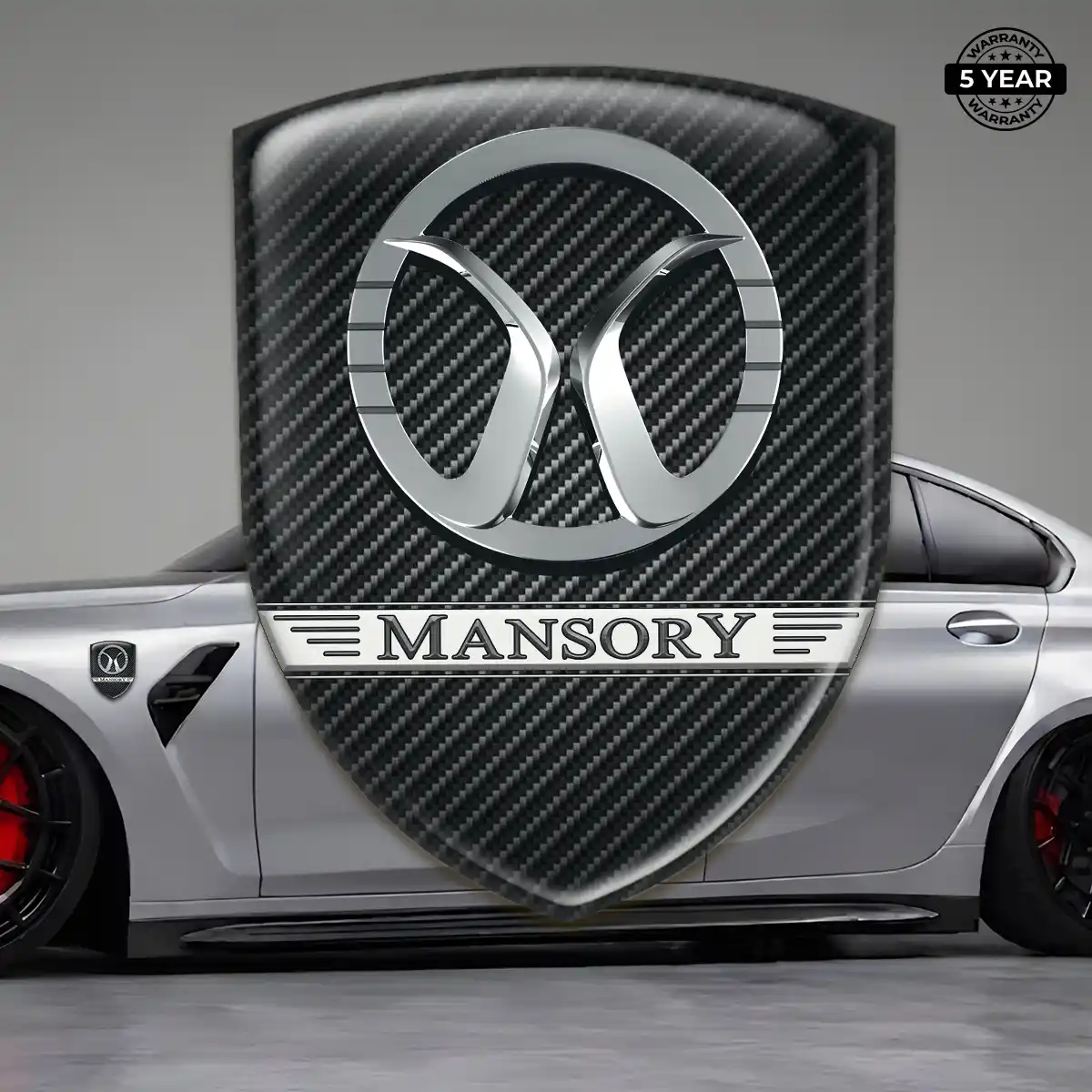 Mansory Emblem Badge Elite Finish