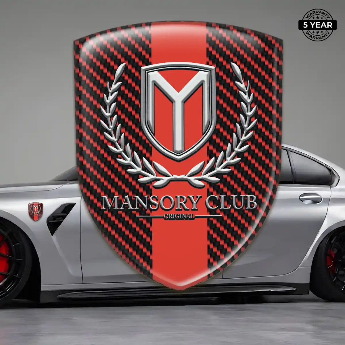 Mansory Emblem Badge Logo Elite Finish