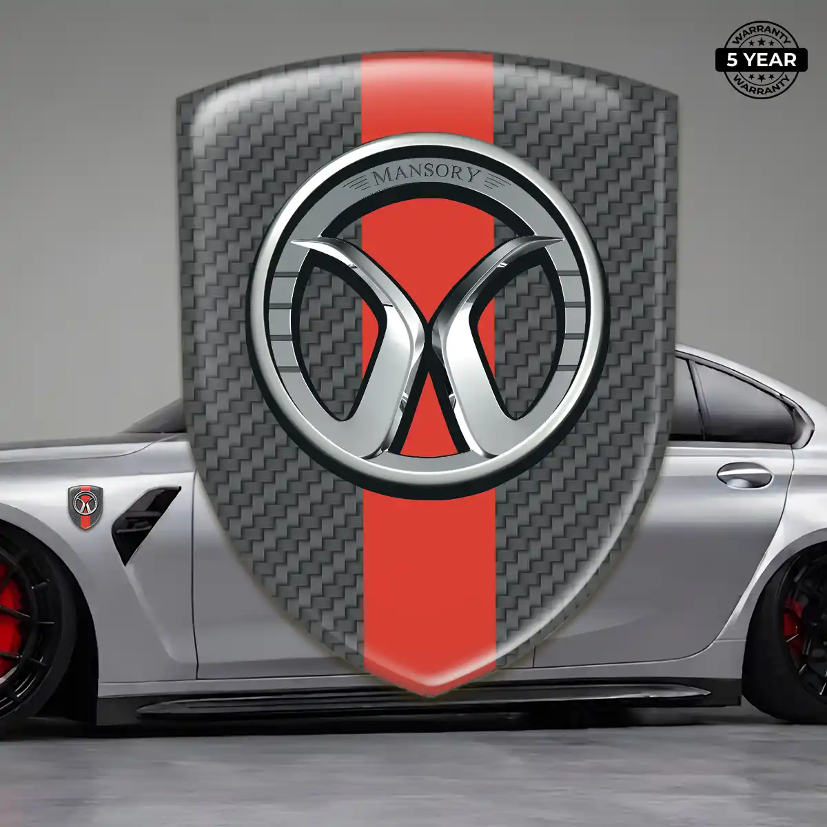 Mansory Emblem Badge Logo Interior Luxe