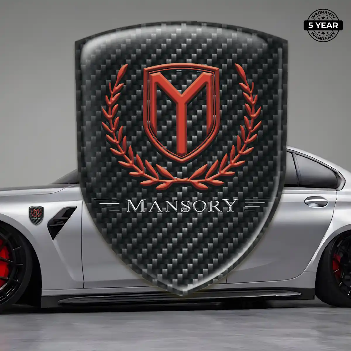 Mansory Emblem Badge Logo Resin Elite