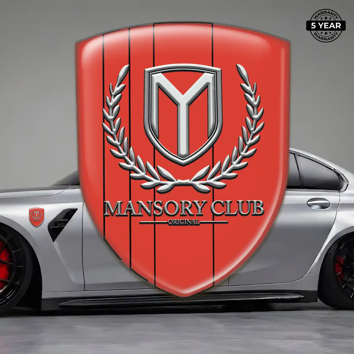 Mansory Emblem Badge Logo Resin Luxe