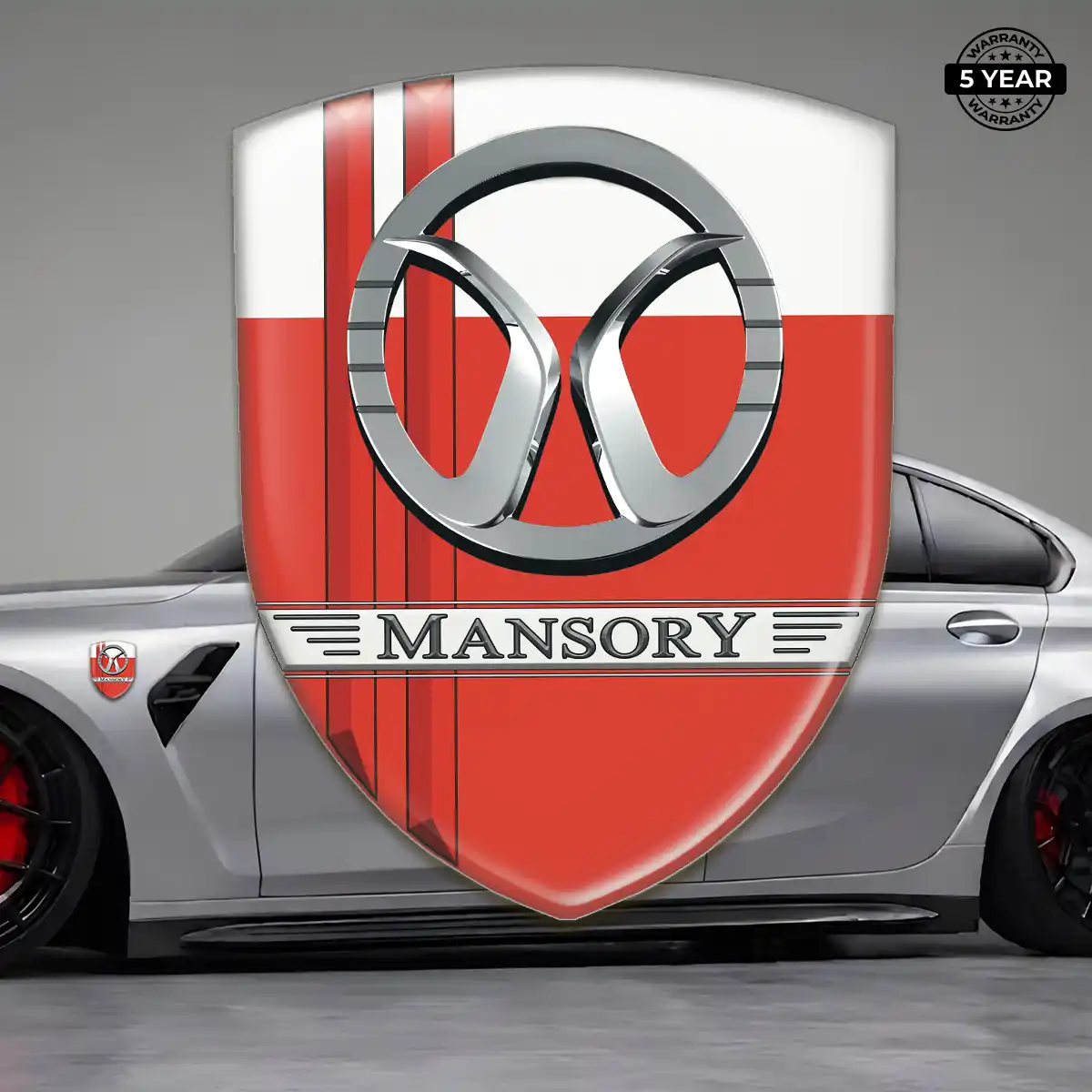 Mansory Emblem Badge Logo Sleek Style