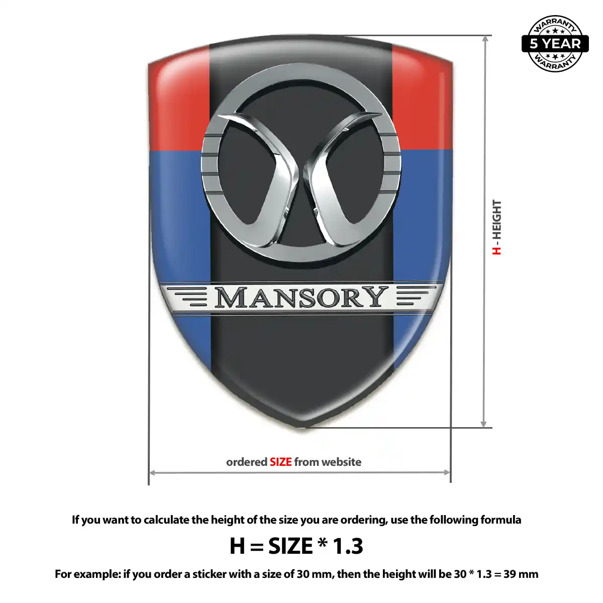 Mansory Emblem Badge Opulent Line
