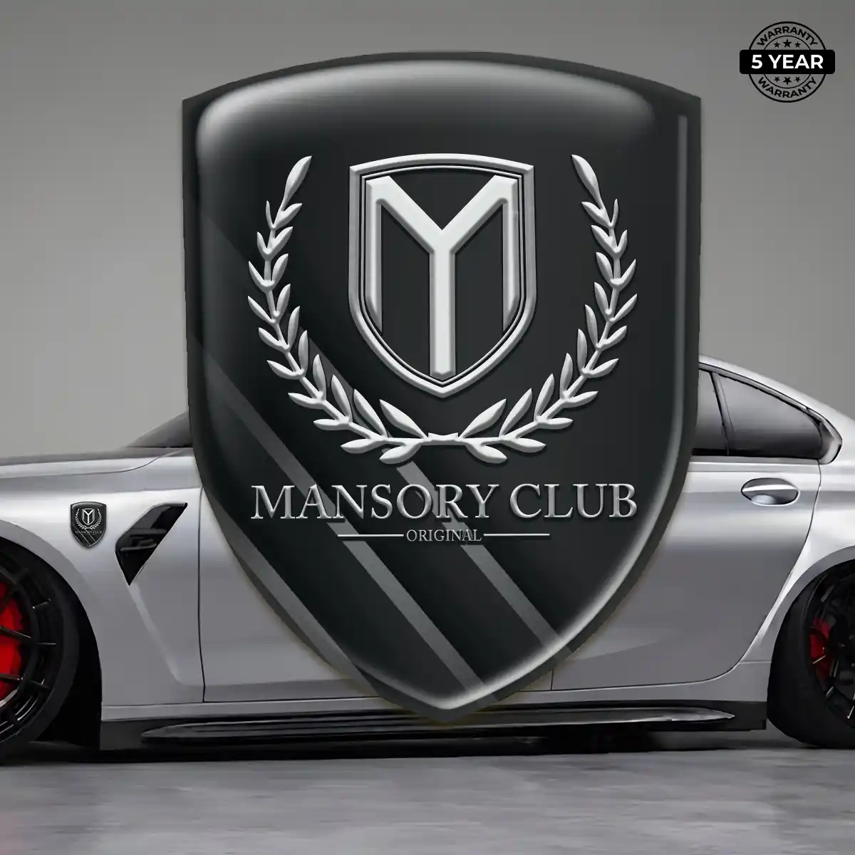 Mansory Emblem Badge Resin Luxe