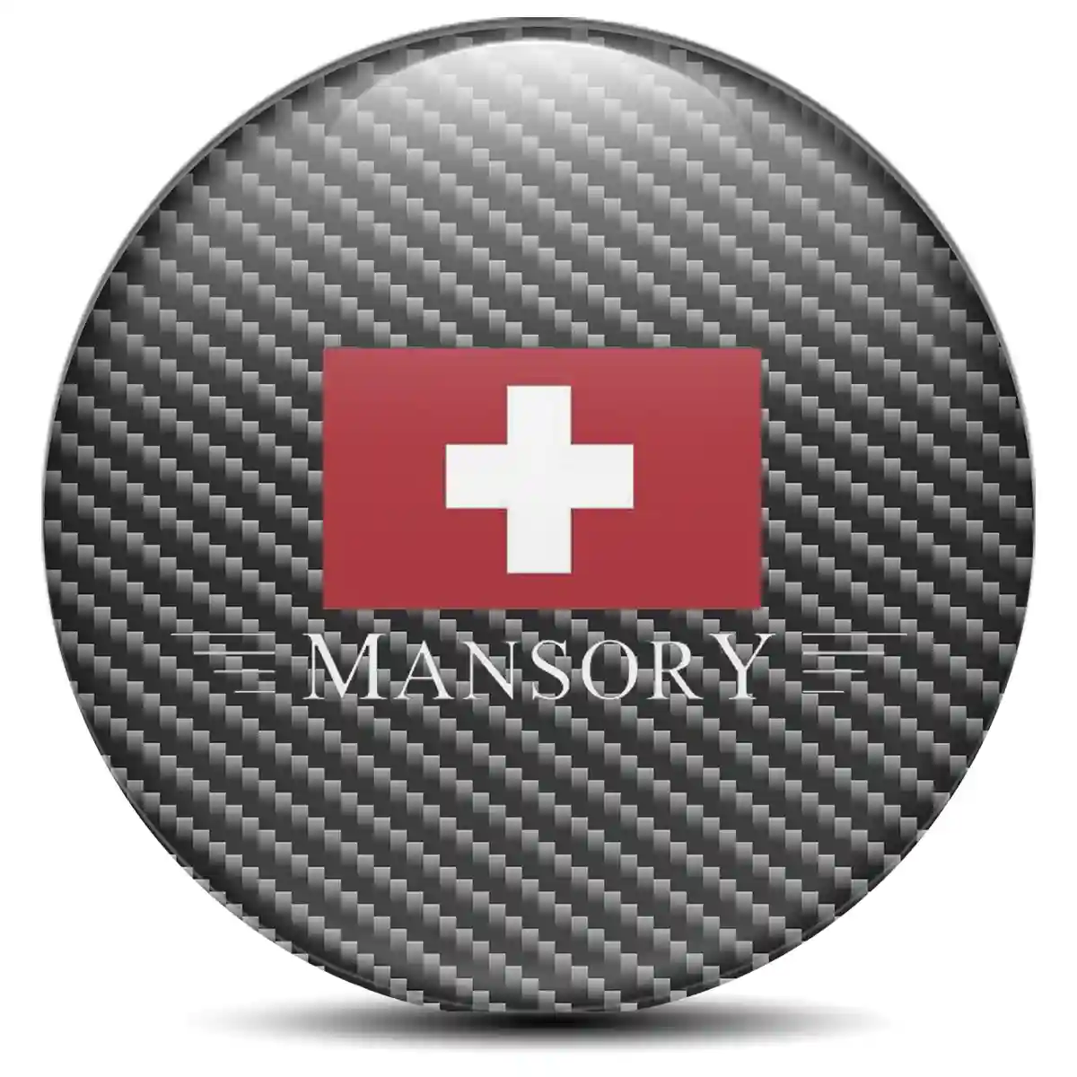 Mansory Emblem Badge Self-Adhesive Sleek Style