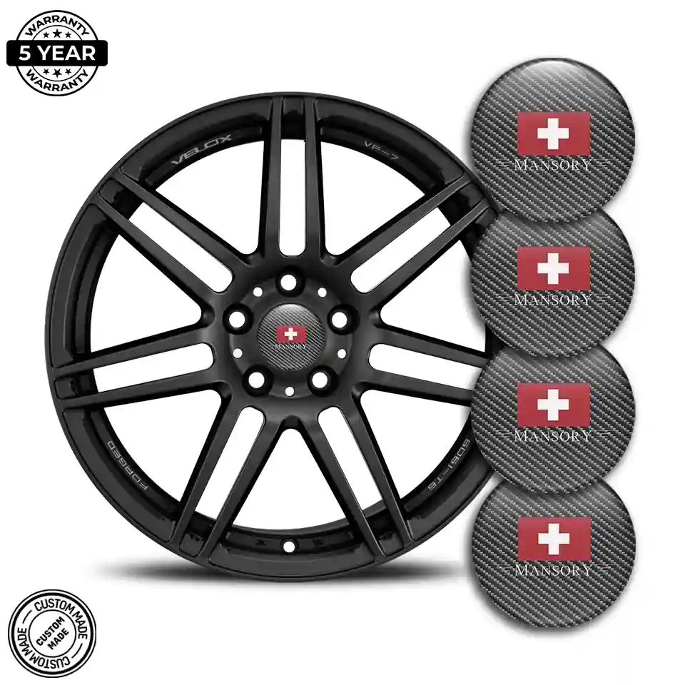 Mansory Emblem Badge Self-Adhesive Sleek Style