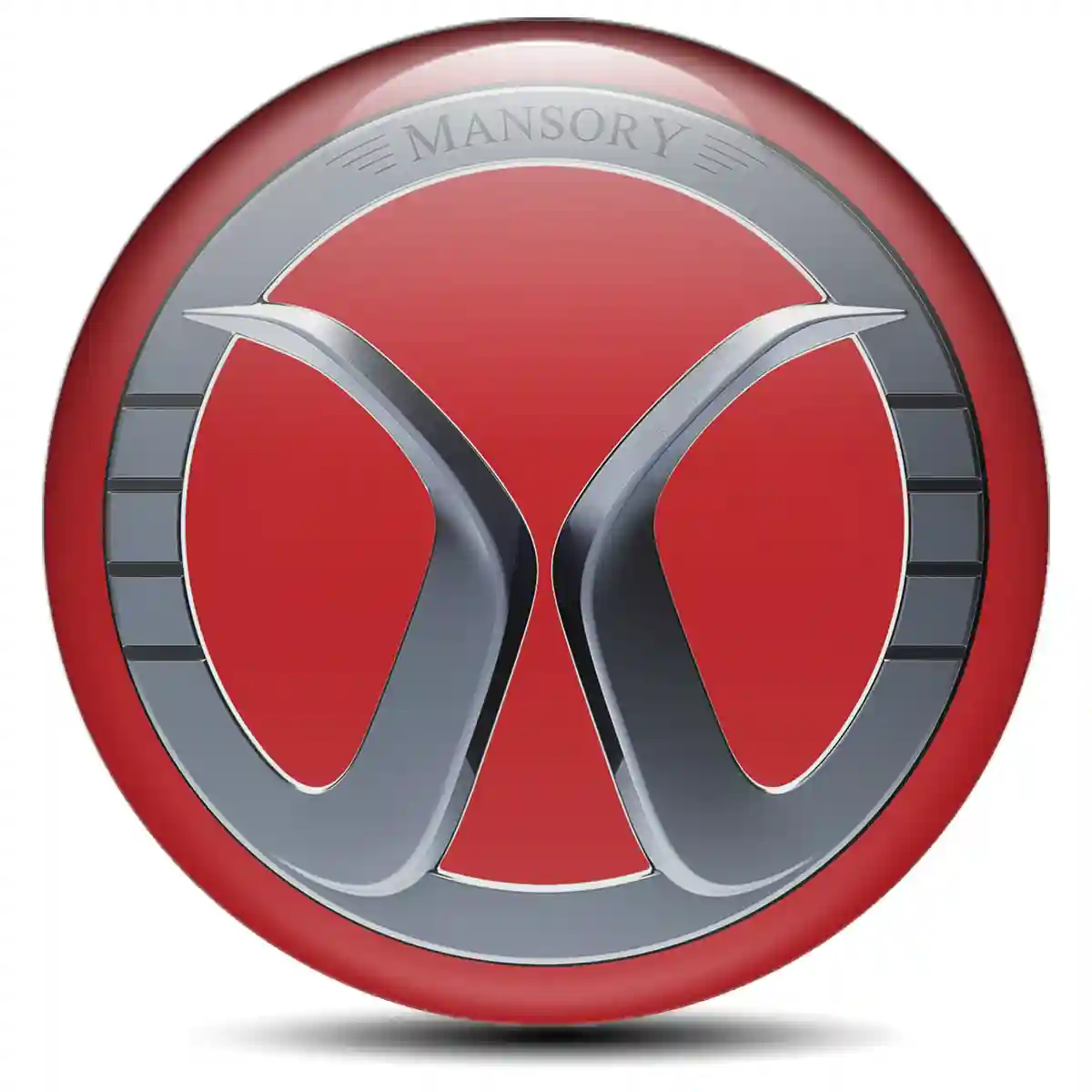 Mansory Emblem Center Hub Cap Self-Adhesive Sleek Style