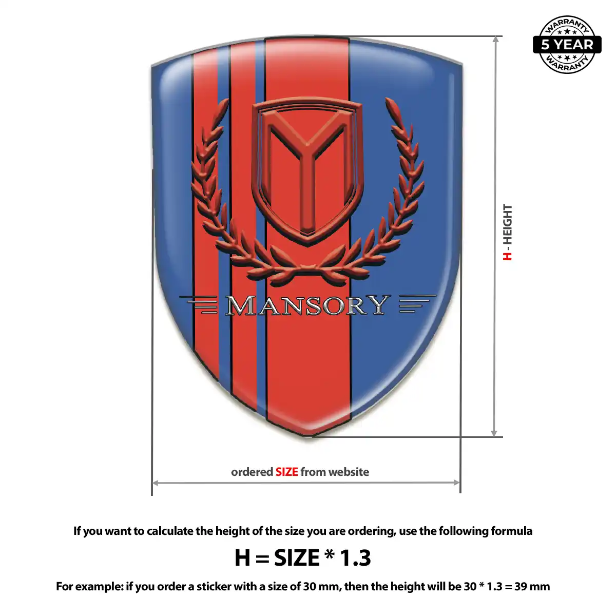 Mansory Emblem Crest Deluxe Edition