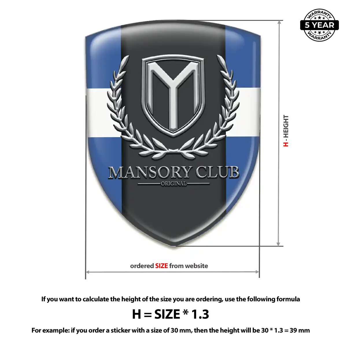 Mansory Emblem Crest Elite Edition