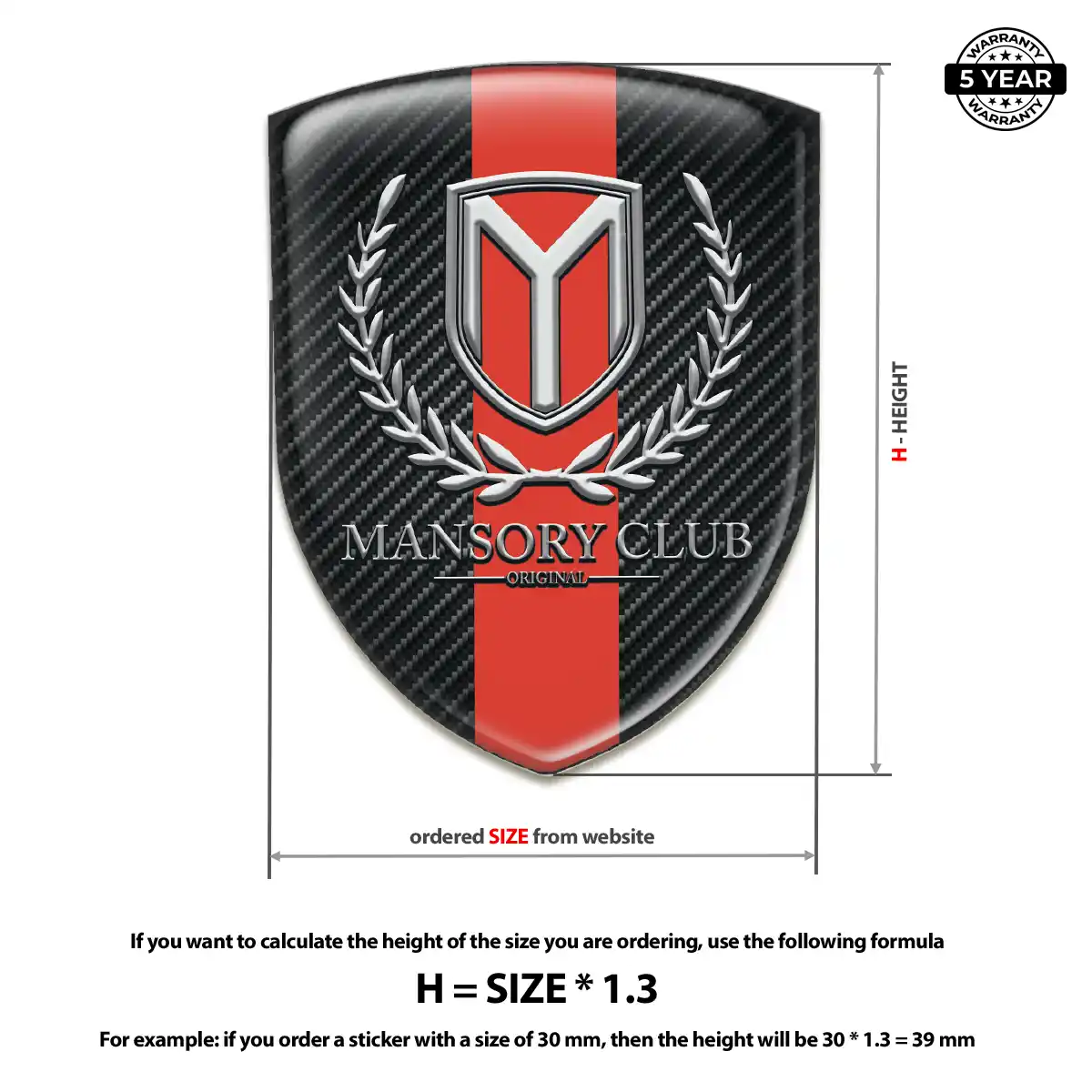 Mansory Emblem Crest Interior Luxe