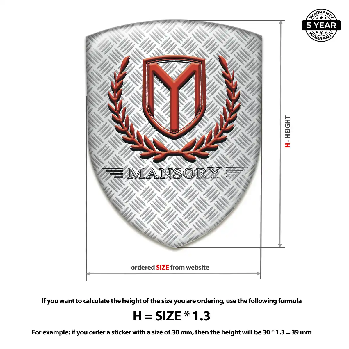 Mansory Emblem Crest Refined Design