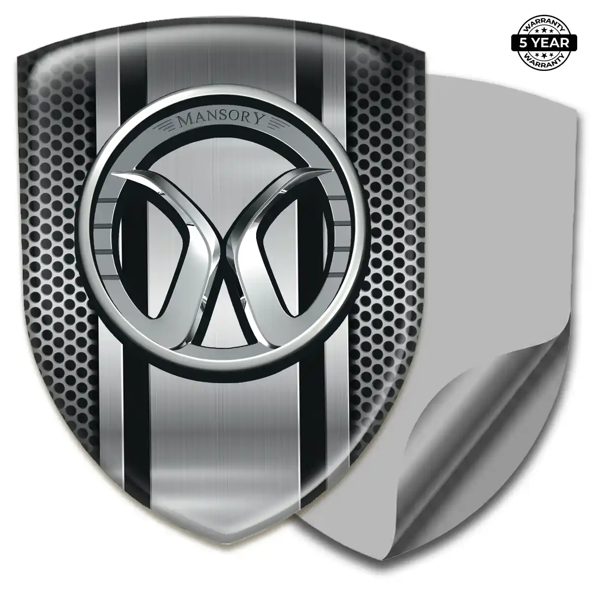 Mansory Emblem Domed Badge Elite Finish