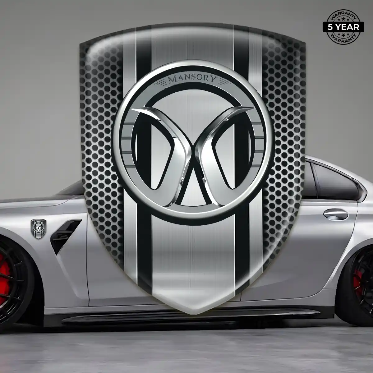 Mansory Emblem Domed Badge Elite Finish