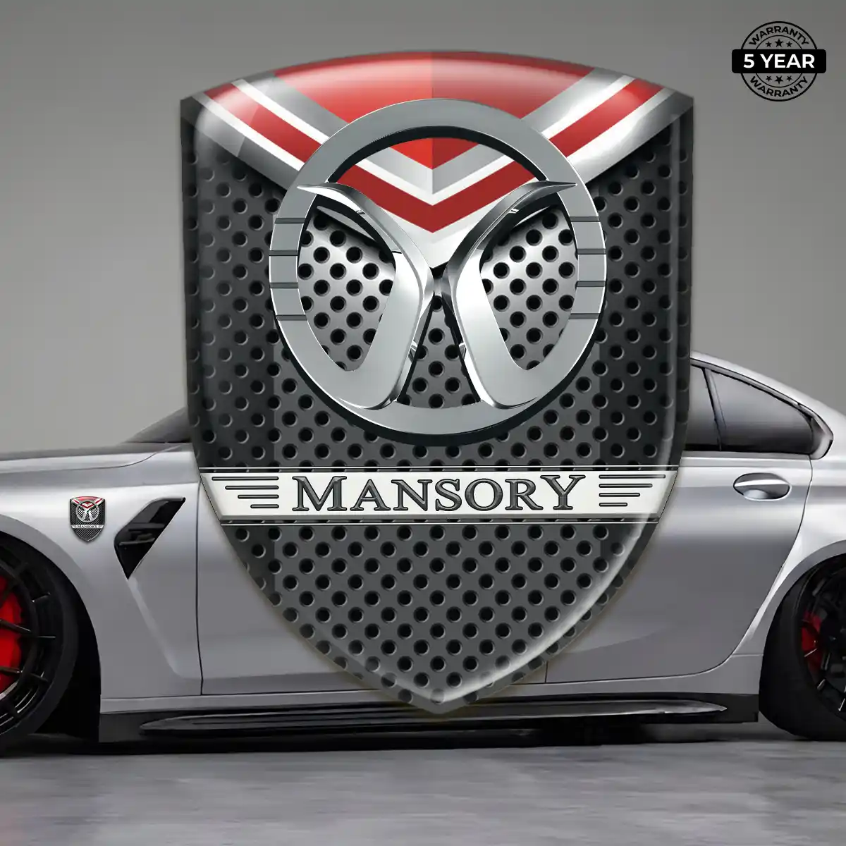 Mansory Emblem Domed Badge Opulent Line