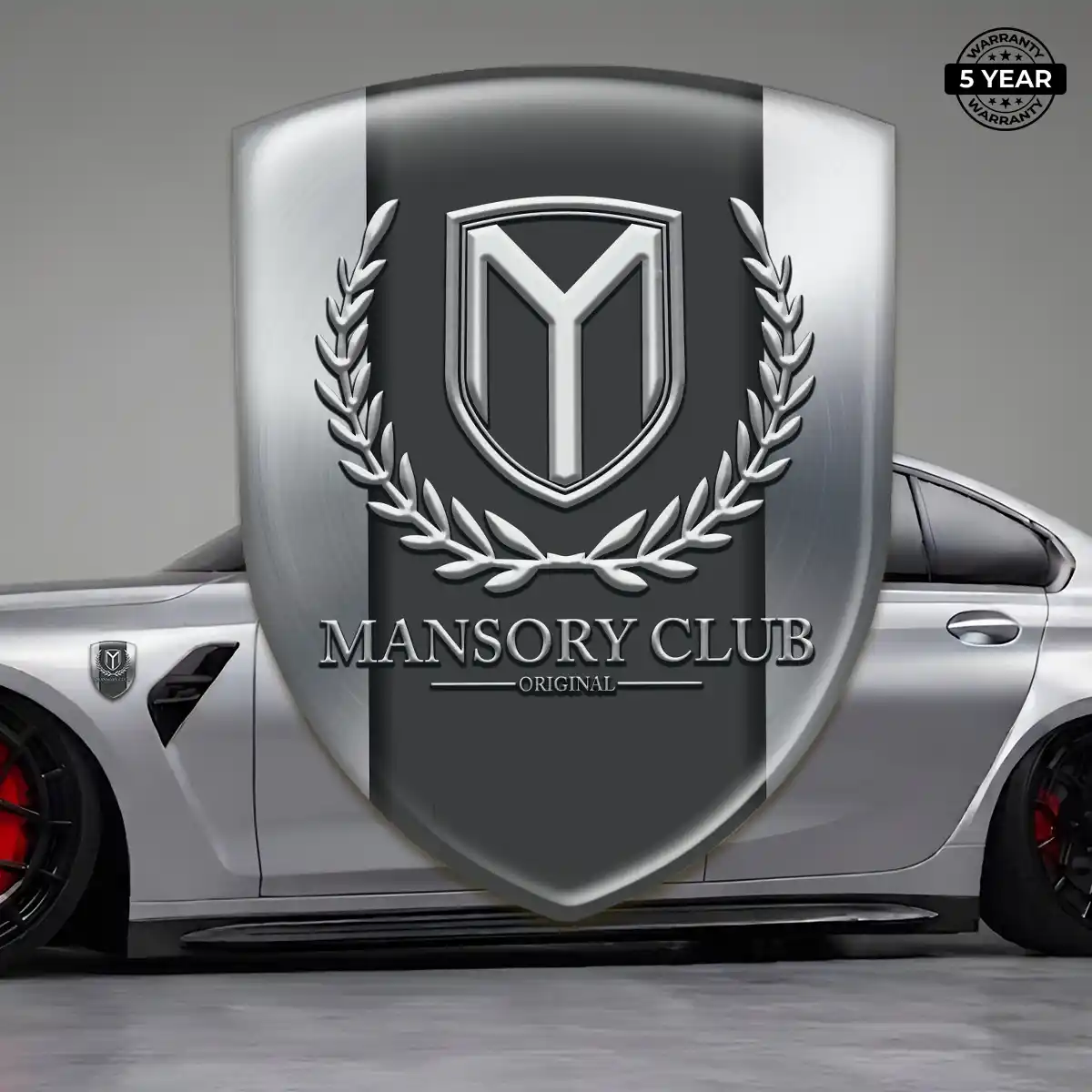 Mansory Emblem Domed Badge Refined Design